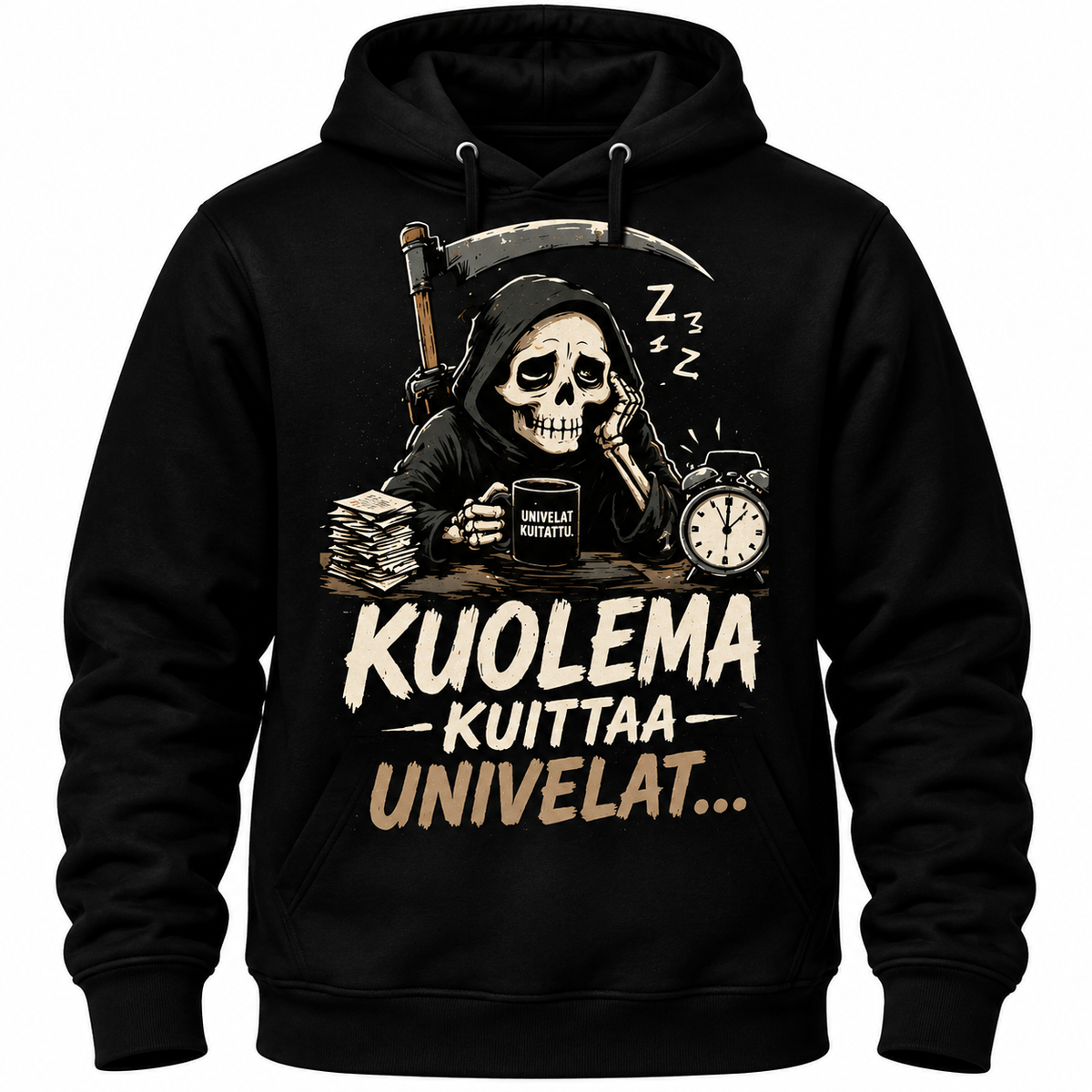 HUPPARI - KUOLEMA KUITTAA UNIVELAT cartoon versio (3275)