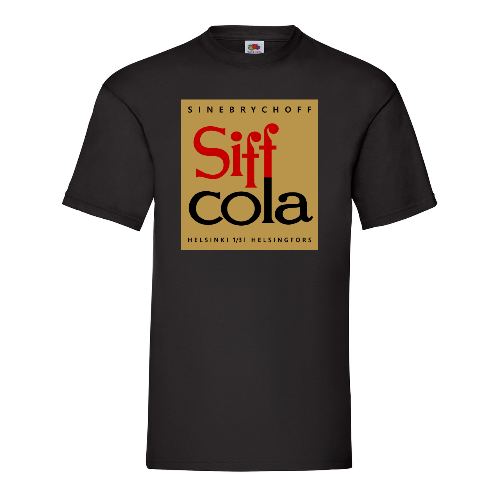 T-PAITA musta - Siff Cola (3007)