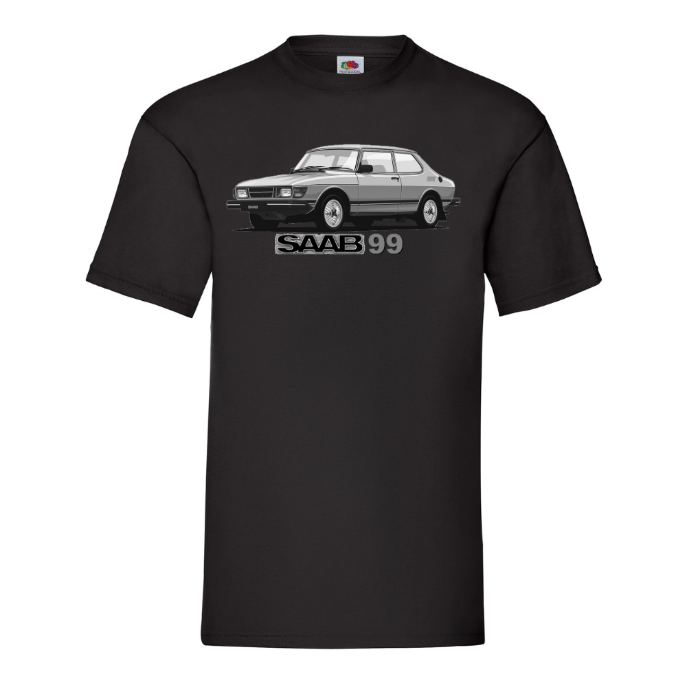 T-PAITA musta - Saab 99 (00 2968)