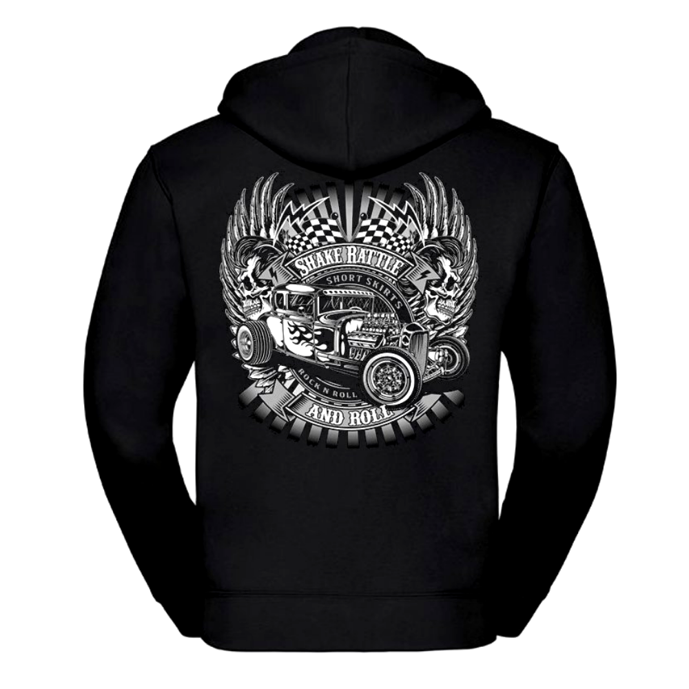 AUTHENTIC VETOKETJUHUPPARI musta - SHAKE RATTLE AND ROLL (1088)