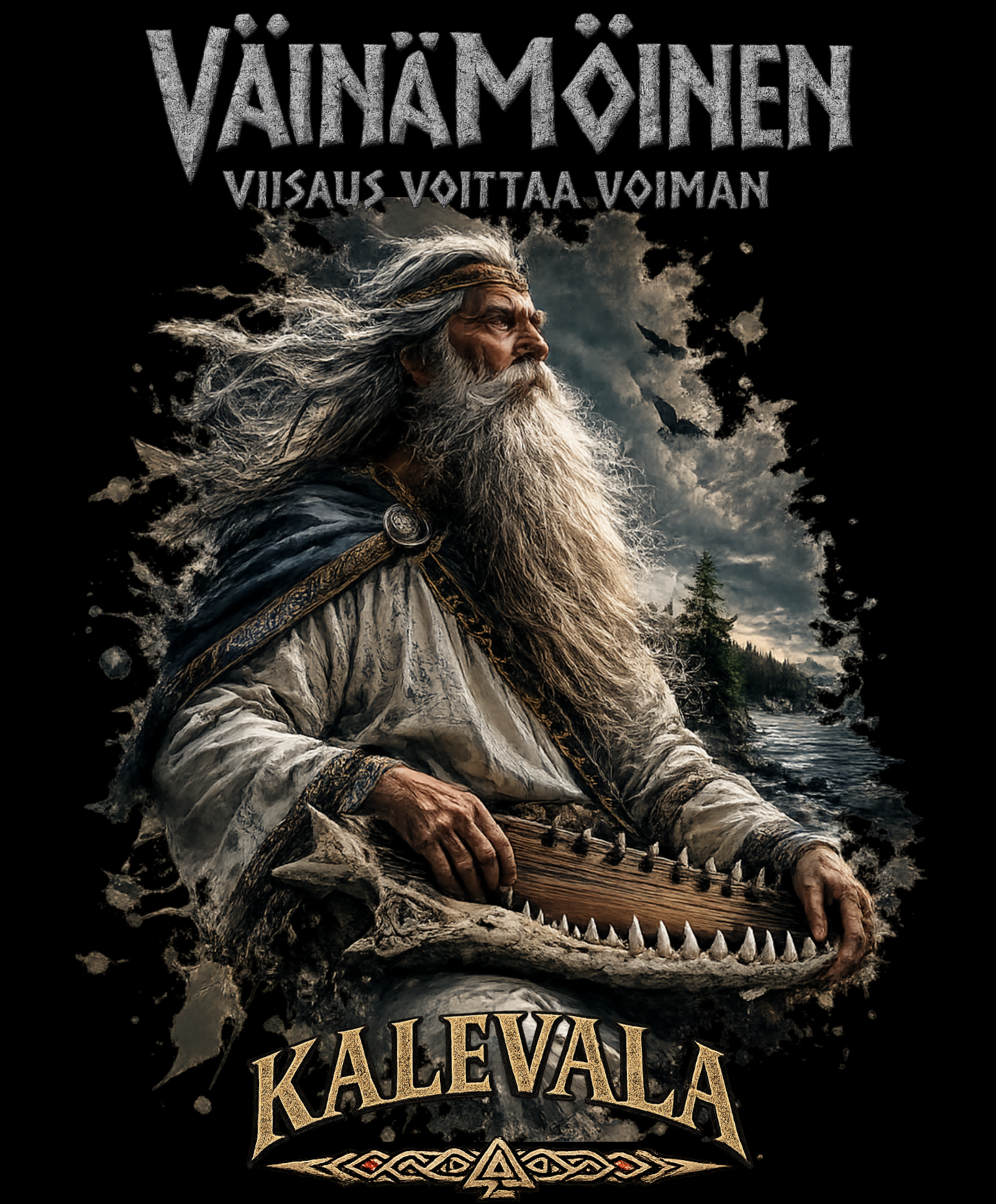 T-PAITA - KALEVALA "VÄINÄMÖINEN" (00 881)