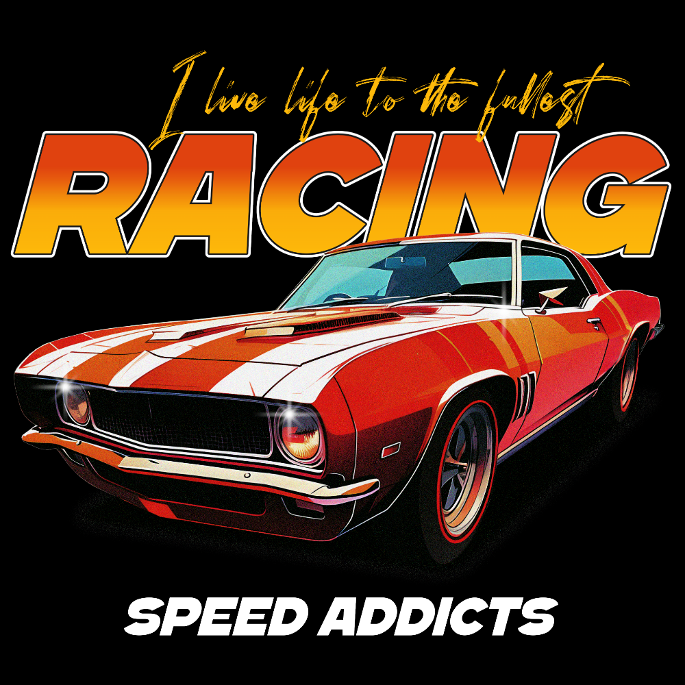 VAUHTI HUPPARI MUSTA - RACING SPEED ADDICTS (00 3518)