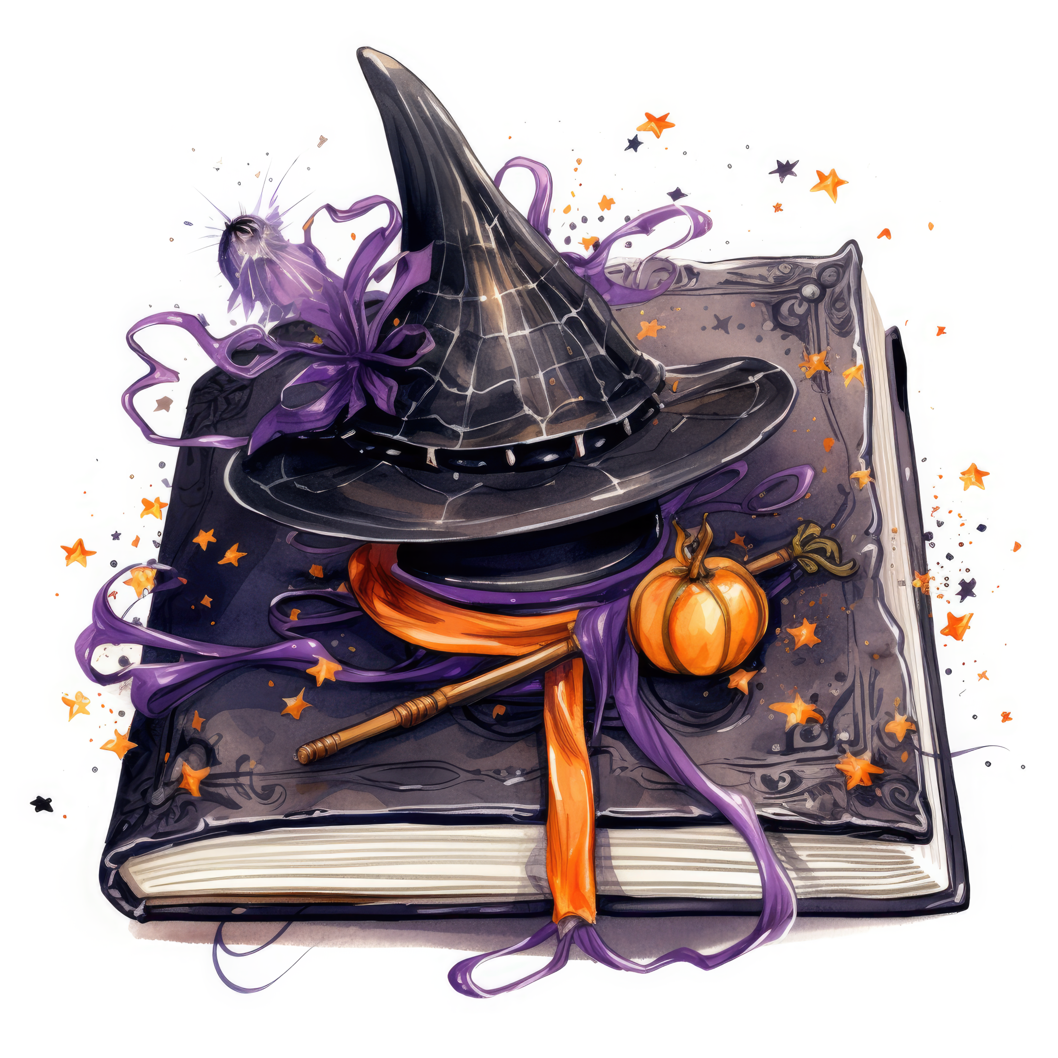Witchs spell book magical 1 (paitakuva)