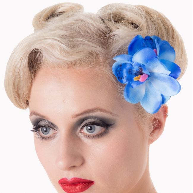 BLOSSOM HAIRCLIP blue