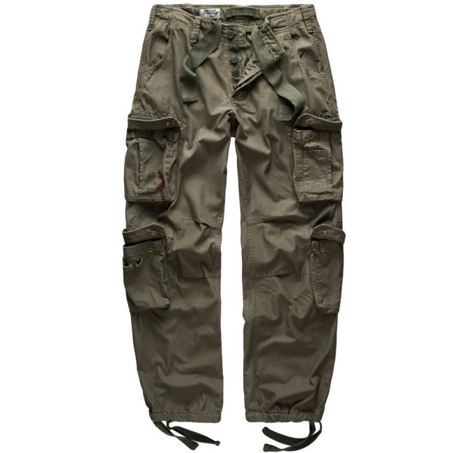 REISITASKUHOUSUT AIRBORNE - Olive Washed