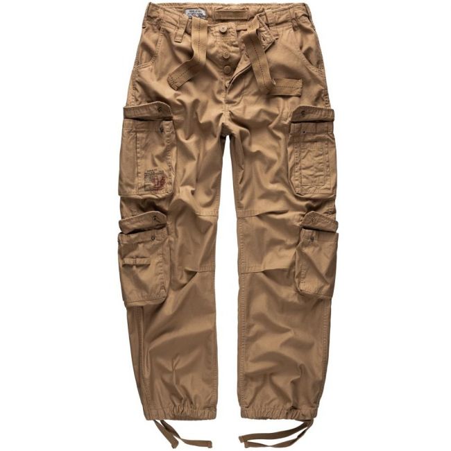 REISITASKUHOUSUT AIRBORNE - Beige Washed