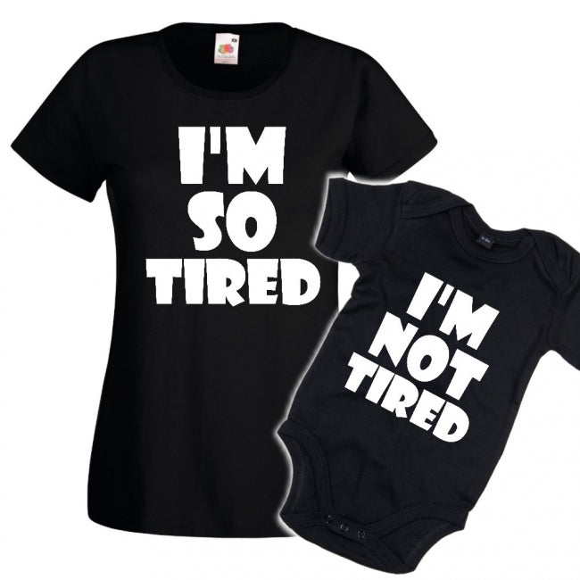 NAISTEN PAITA+VAUVAN BODY - TIRED (00 839)