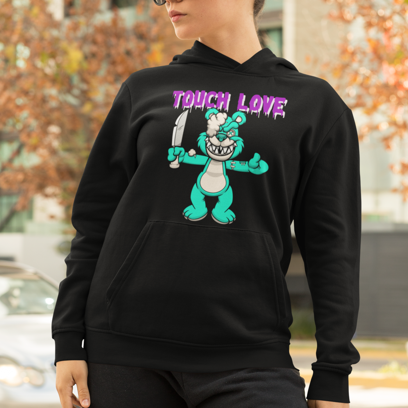 NAISTEN CLASSIC HUPPARI MUSTA - TOUCH LOVE (00 02)