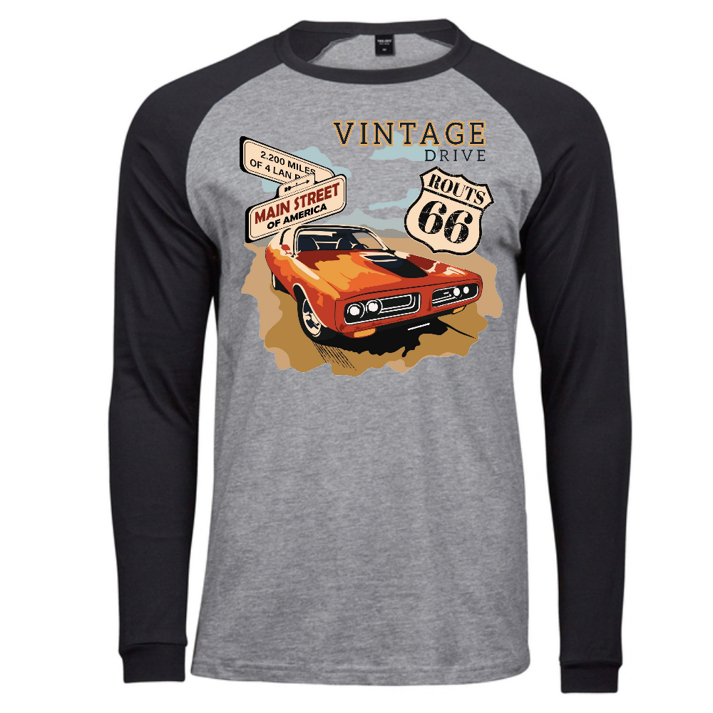 PITKÄHIHAINEN BASEBALL - Vintage Drive (00 405)