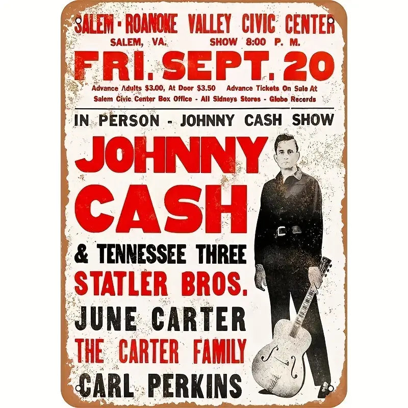 PELTIKYLTTI - Johnny Cash - 20x30