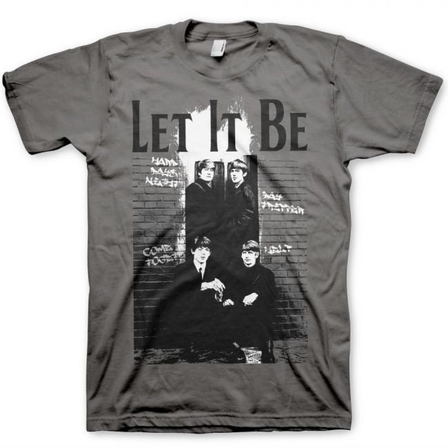 T-PAITA harmaa - BEATLES - LET IT BE T-SHIRT