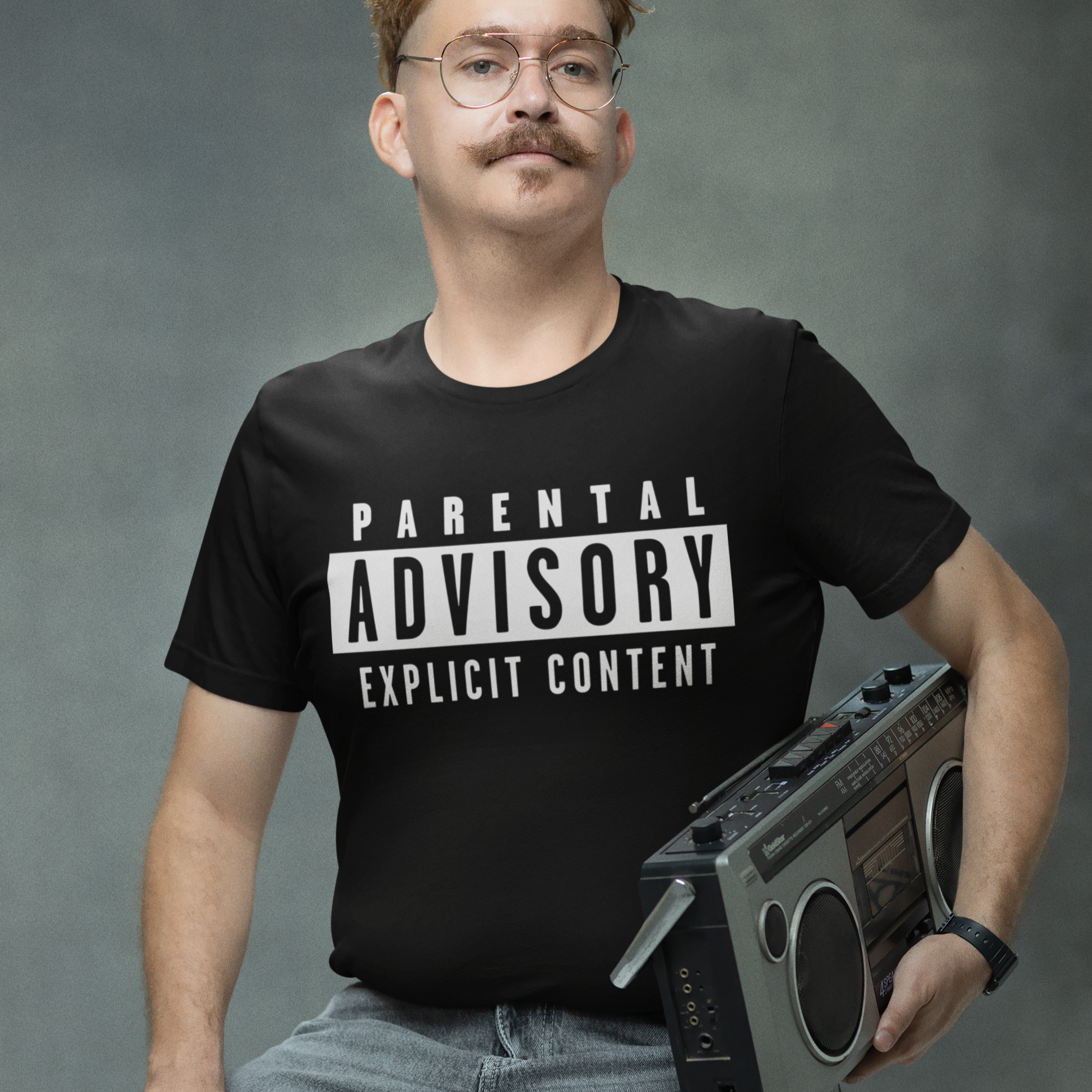 T-PAITA MUSTA - PARENTAL ADVISORY EXPLICIT CONTENT (00 49)