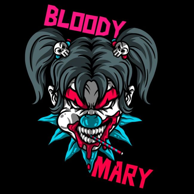 T-PAITA musta - BLOODY MARY (00 2514)