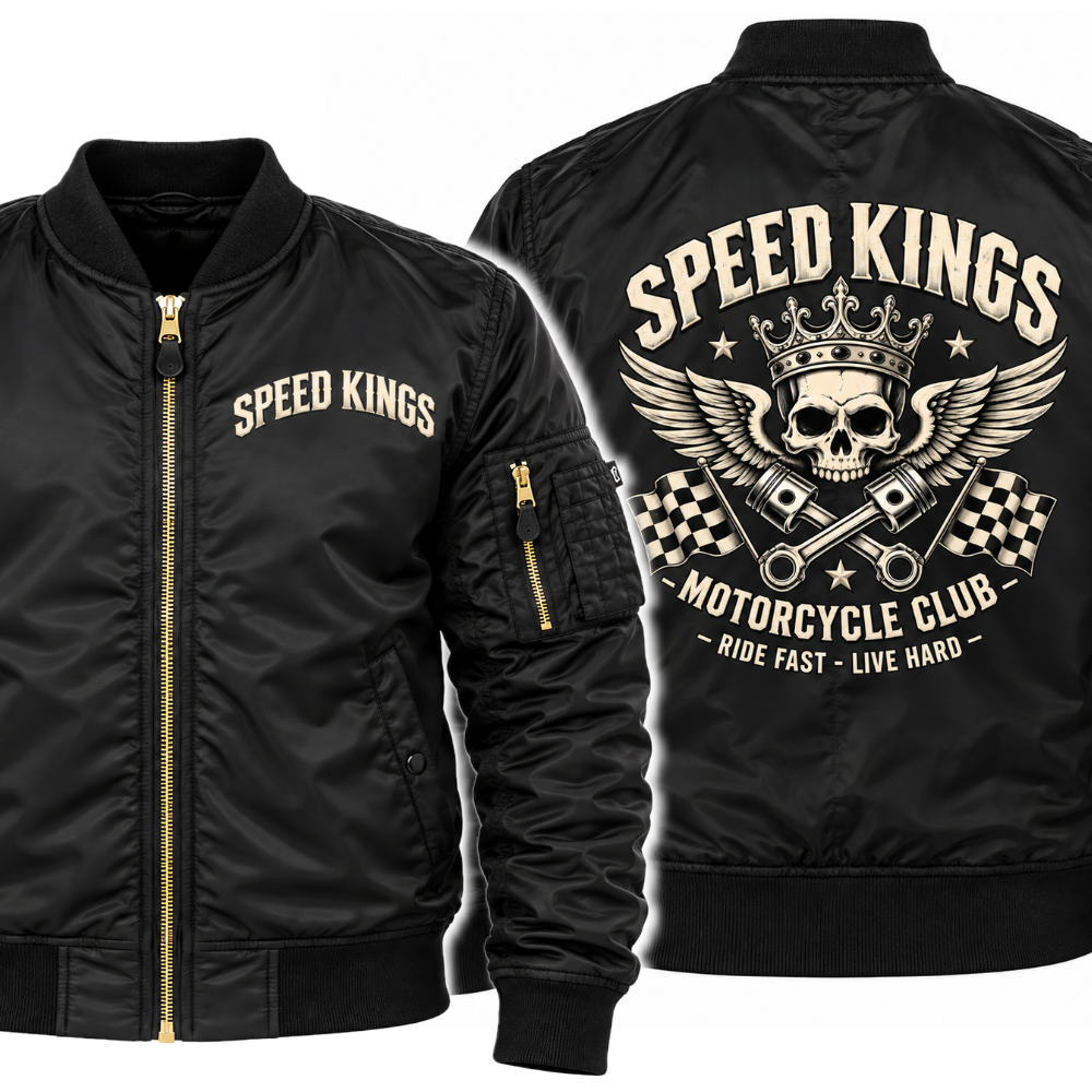 Speed Kings Motorcycle Club Bomber