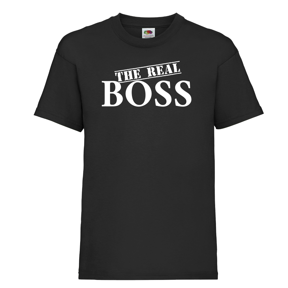 NAISTEN T-PAITA + LASTEN T-PAITA - THE BOSS