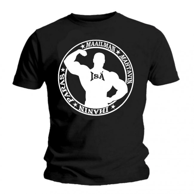 MIESTEN T-PAITA MUSTA MUSKELI ISÄ + VAUVAN BODY MINUN ISÄ TIKKU-UKKO/MUSKELI (00 1472)