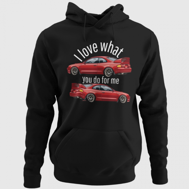 RETRO CAR HUPPARI MUSTA - I love what you do for me (00 355)
