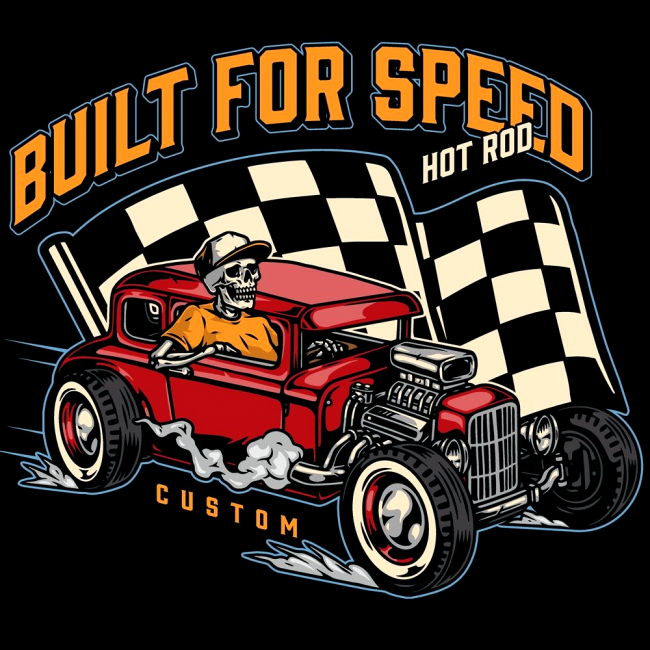 PAITAKUVA - BUILT FOR SPEED RALLY FLAG (2043)
