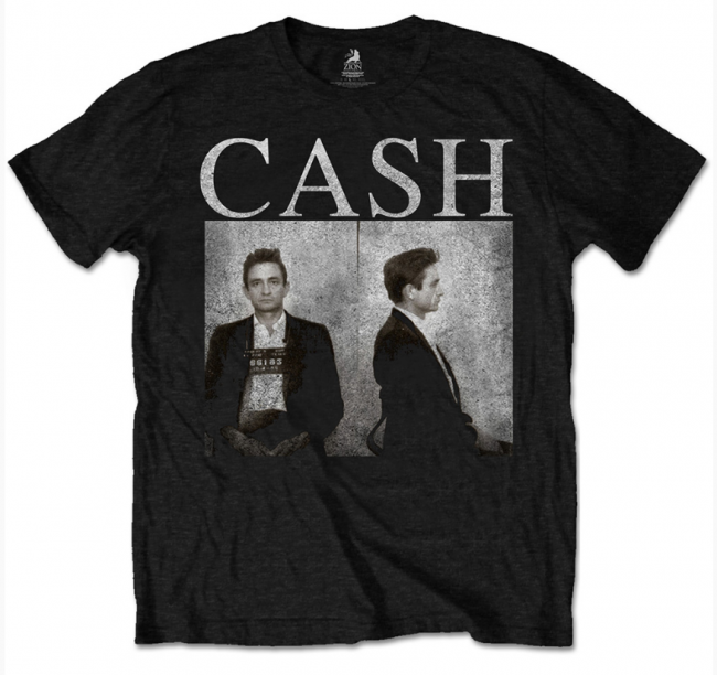 T-PAITA - JOHNNY CASH - MUG SHOT