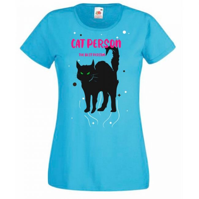 NAISTEN PAITA Azure Blue - CAT PERSON (00 122)