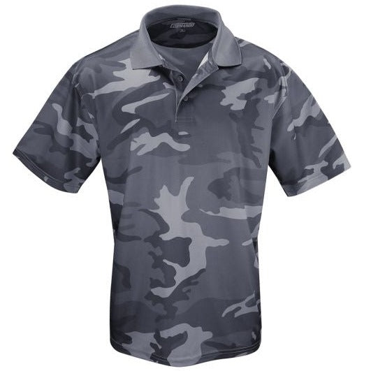MIESTEN TEKNINEN PIKEE - Tactical Polo Shirt QuikDry darkcamo