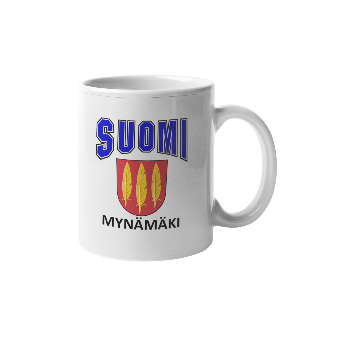 Suomi vaakuna Mynämäki muki