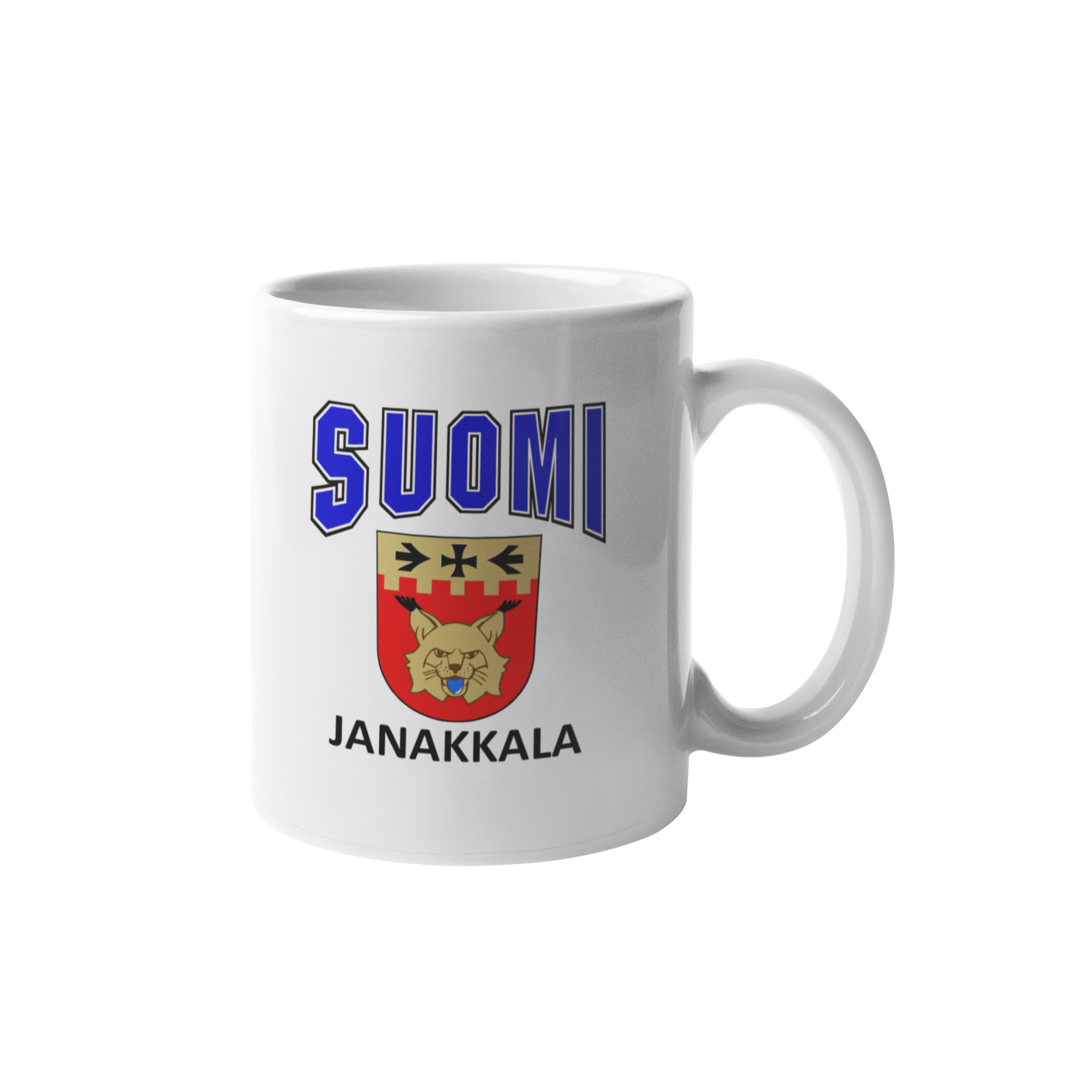 Suomi vaakuna Janakkala muki
