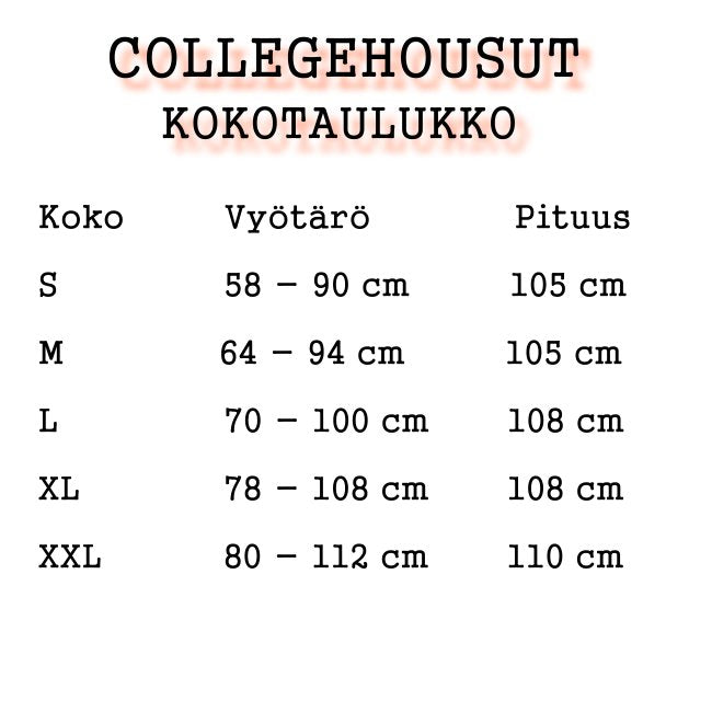 CLASSIC COLLEGEHOUSUT, RESORILAHKEET - SUOMI  (2680)