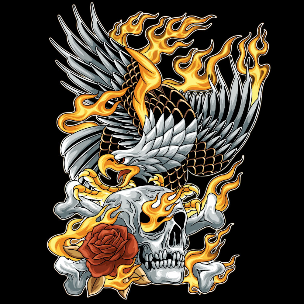 PAITAKUVA - EAGLE SKULL (2810)