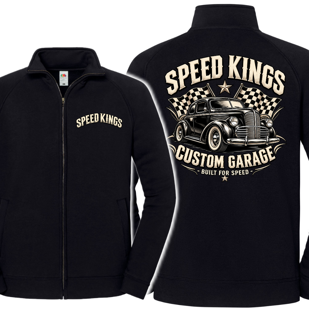 Premium Collegetakki - SPEED KINGS - CUSTOM GARAGE