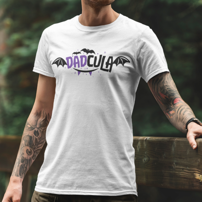 MIESTEN T-PAITA valkoinen + VAUVAN BODY DADCULA