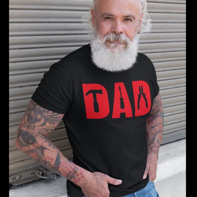 T-PAITA musta - TOOLS DAD (00 1532)