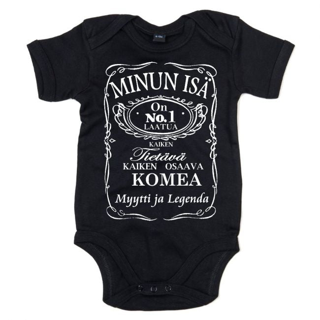MIESTEN T-PAITA + VAUVAN BODY AITO ISÄ (00 1159)