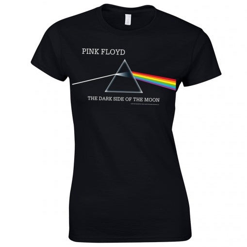 T-PAITA - DARK SIDE OF THE MOON LOGO (GIRLIE) - PINK FLOYD (LF8154)