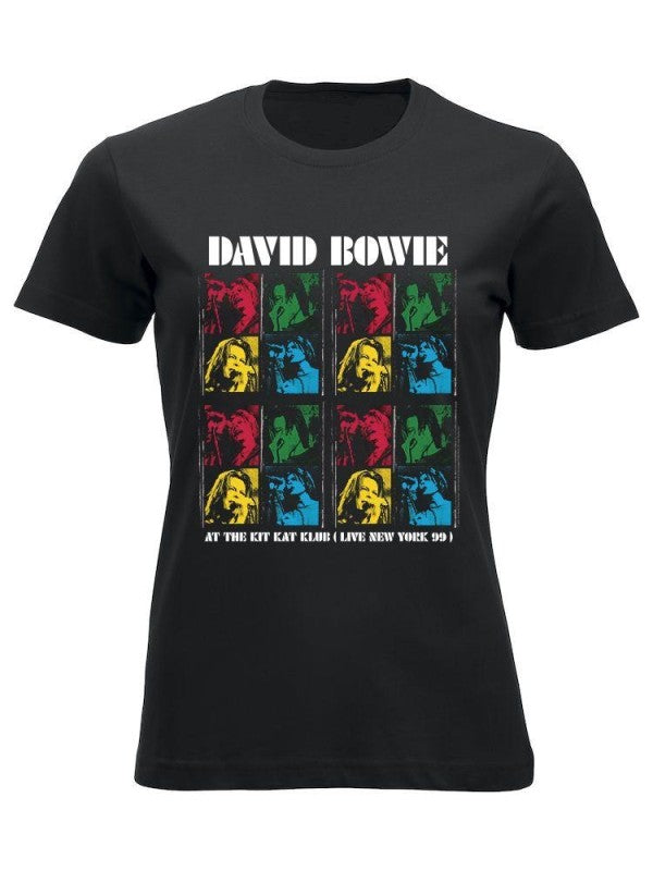 NAISTEN PAITA MUSTA - David Bowie - New York Kit Kat Club (lf8637)