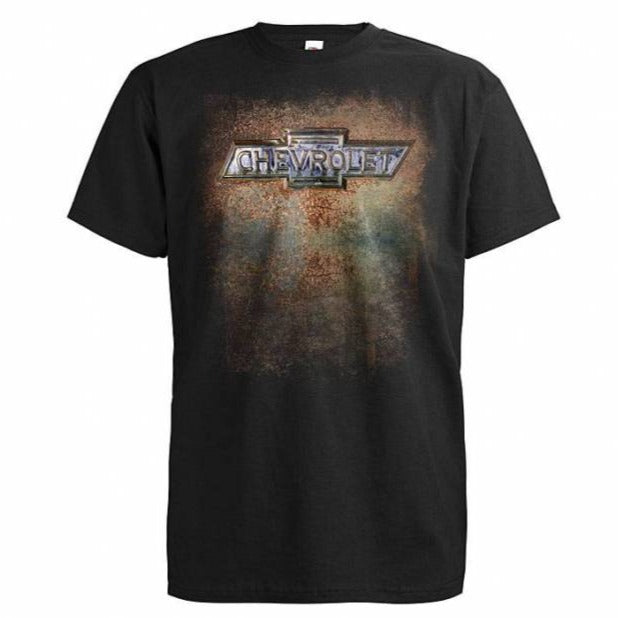 T-PAITA MUSTA - DC Chevy Ruoste logo