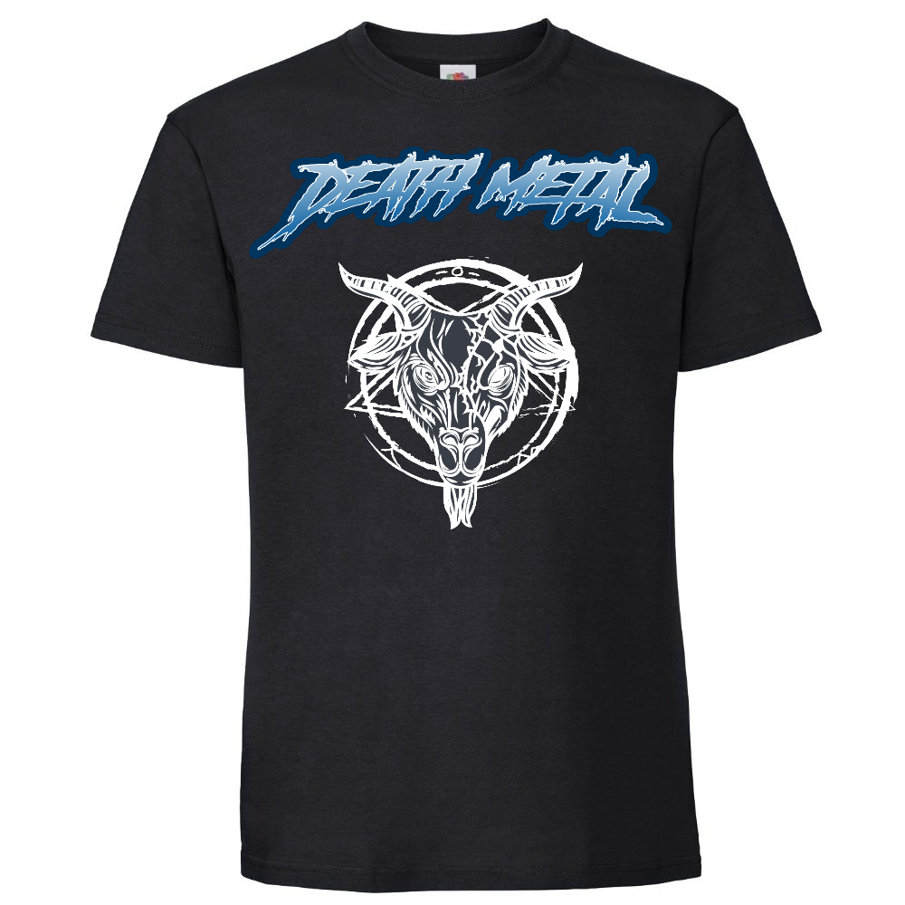 T-PAITA MUSTA - DEATH METAL (2906)