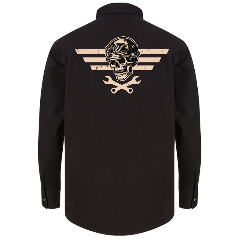 DRILL PAITATAKKI - MOTO CLUB SKULL & WRENCH (2901)
