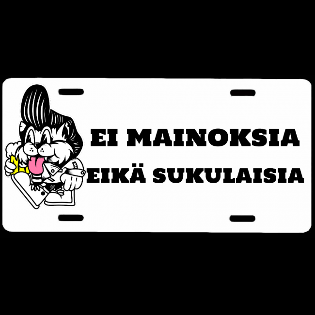 OVIKYLTTI / REKISTERIKILPI - EI MAINOKSIA CAT