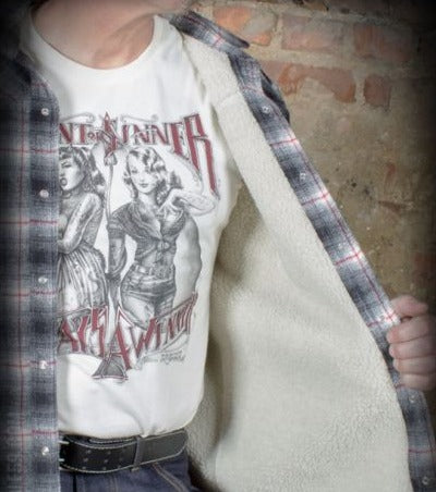 FLANELLIPAITA - Winter Shadow Plaid Shirt - Idaho