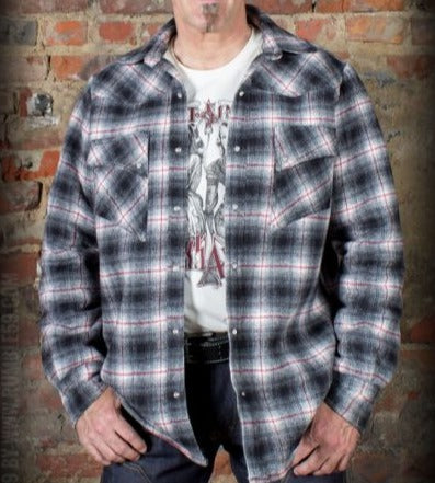 FLANELLIPAITA - Winter Shadow Plaid Shirt - Idaho