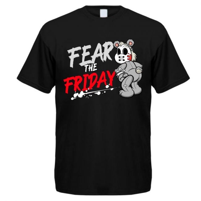 T-PAITA musta - FEAR THE FRIDAY