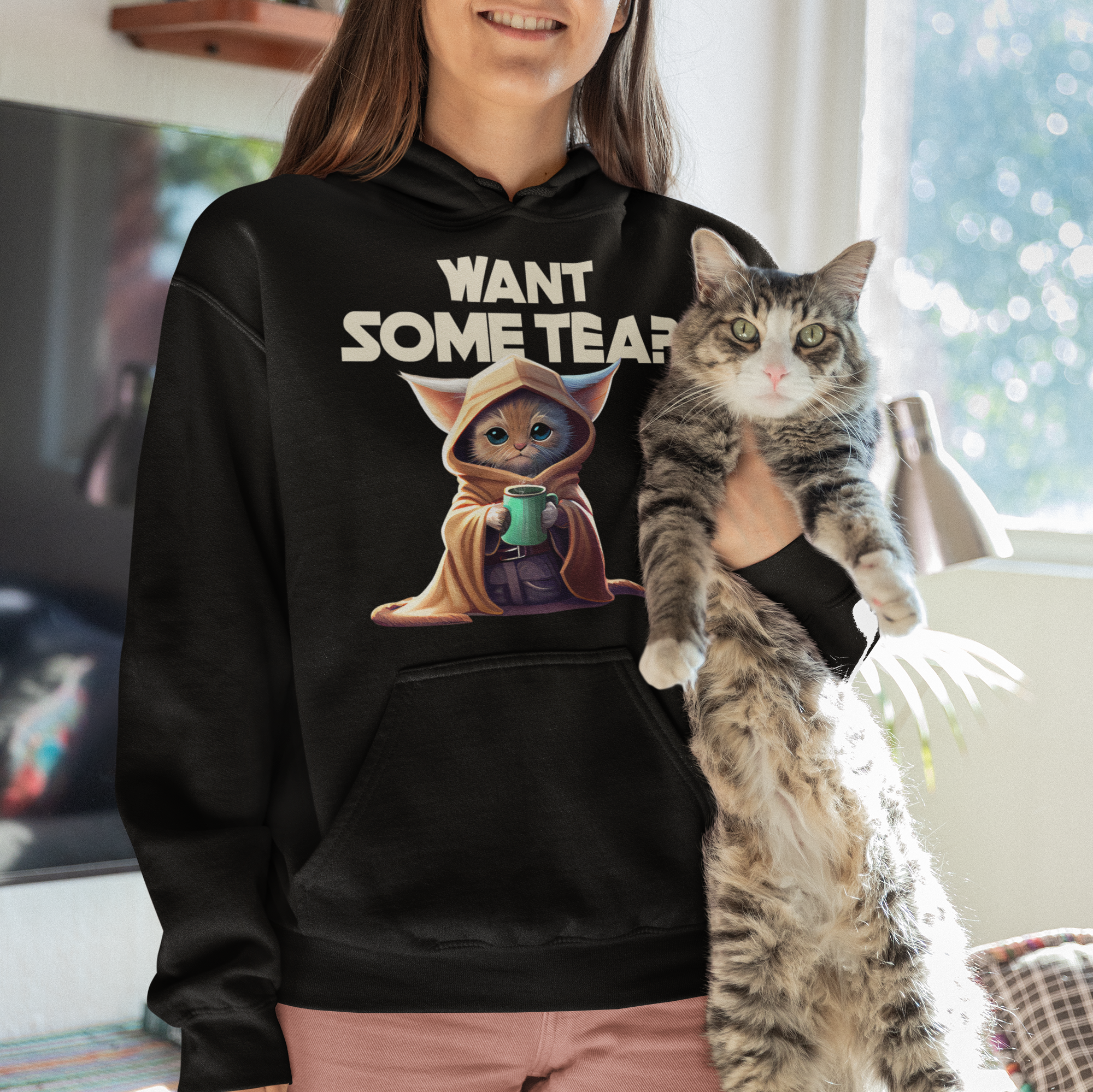 CLASSIC HUPPARI MUSTA - WANT SOME TEA (00 2575)