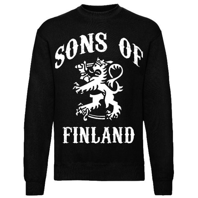 COLLEGE SONS OF FINLAND ISOLLA PAINATUKSELLA musta