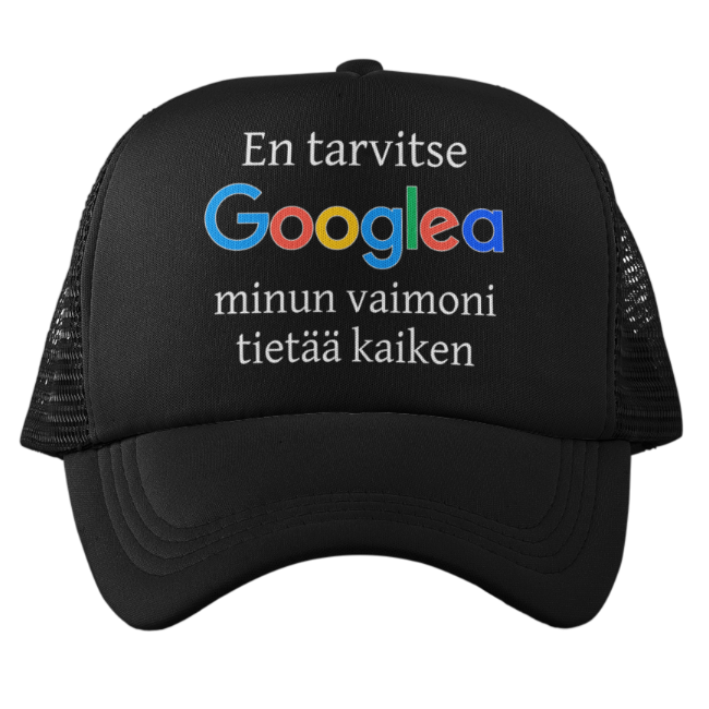 Verkkoperälippis GOOGLE VAIMONI  (1223)