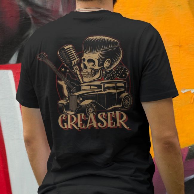 T-Paita - GREASER - SPEED KINGS (115)