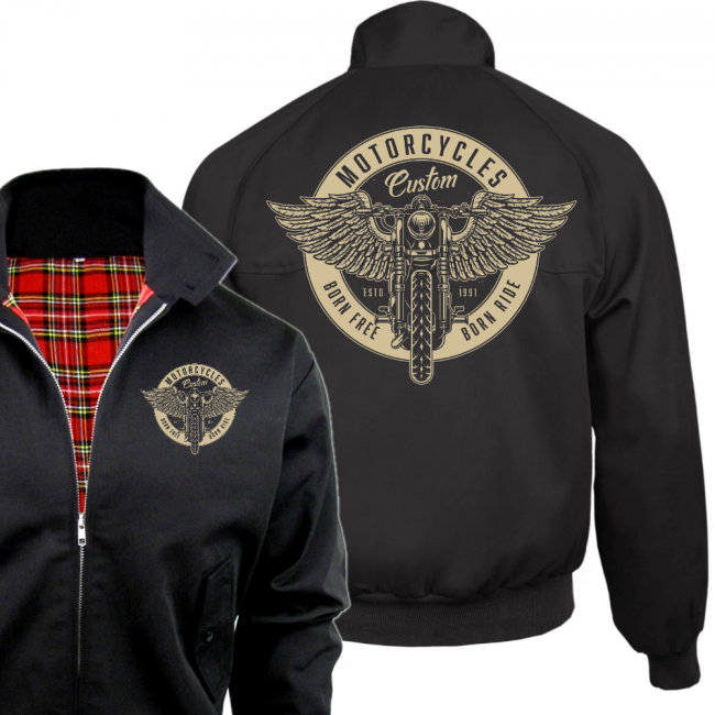 Harrington-takki - MOTORCYCLES CUSTOM (1279)