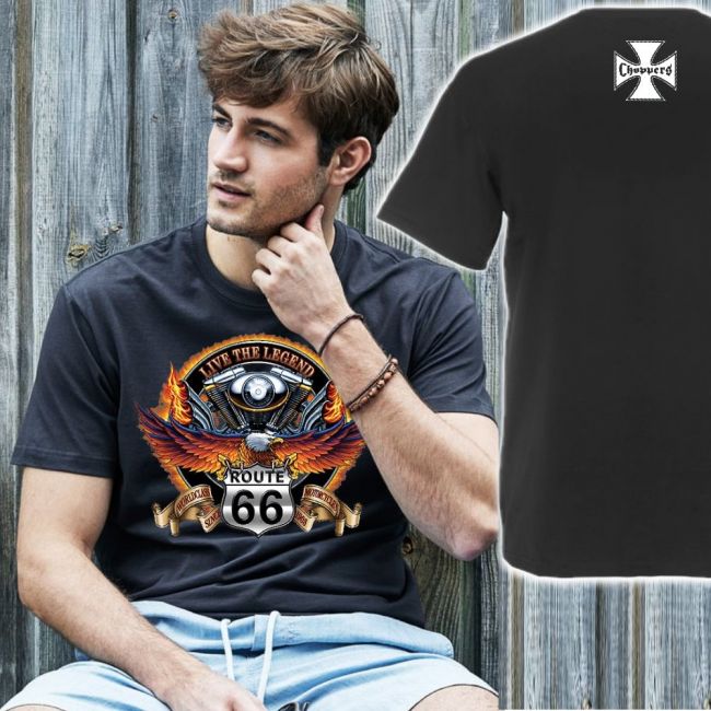 T-PAITA GREY BASIC TEE - EAGLE MOTOR (654)