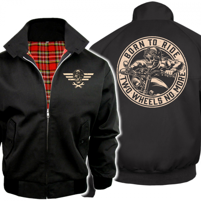 CUSTOM Harrington takki - BORN TO RIDE (2504)