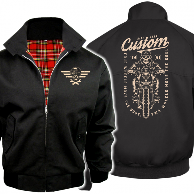 CUSTOM Harrington takki - FOUR WHEELS MOVE (00 2517)